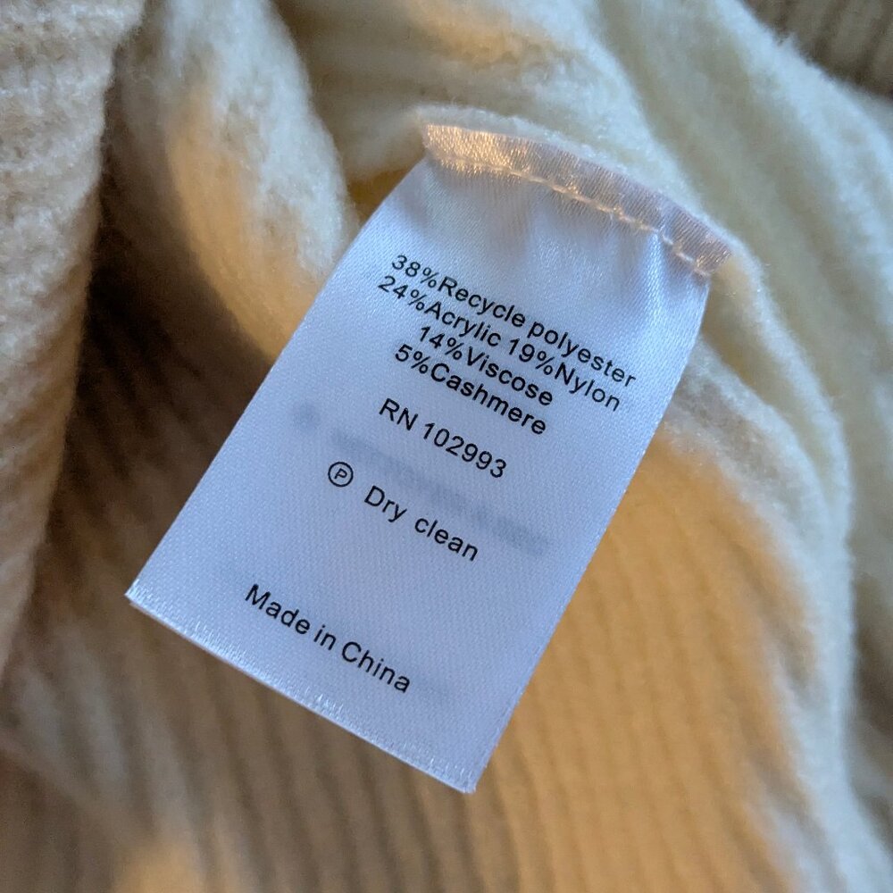 DEREK LAM COLLECTIVE: TWO TONE SWEATER - SIZE M - Picture 4 of 8